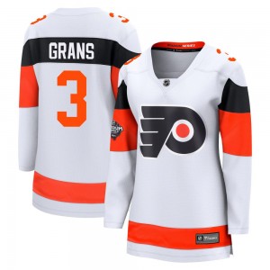 Women's Fanatics Branded Philadelphia Flyers Helge Grans 2024 Stadium Series Jersey - White Breakaway