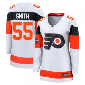 Women's Fanatics Branded Philadelphia Flyers Givani Smith 2024 Stadium Series Jersey - White Breakaway