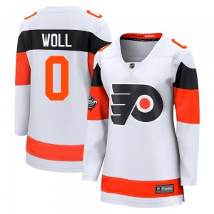 Women's Fanatics Branded Philadelphia Flyers Joseph Woll 2024 Stadium Series Jersey - White Breakaway