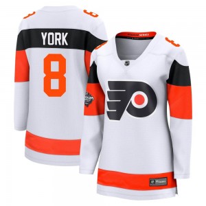 Women's Fanatics Branded Philadelphia Flyers Cam York 2024 Stadium Series Jersey - White Breakaway