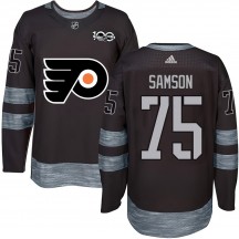 Youth Philadelphia Flyers Ethan Samson 1917-2017 100th Anniversary Jersey - Black Authentic