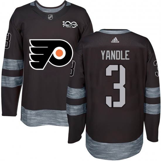Youth Philadelphia Flyers Keith Yandle 1917-2017 100th Anniversary Jersey - Black Authentic