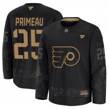 Fanatics Philadelphia Flyers Keith Primeau 2024 Military Appreciation Practice Jersey - Black Premium