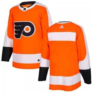 Adidas Philadelphia Flyers Blank ＃ Home Jersey - Orange Authentic