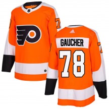 Adidas Philadelphia Flyers Jacob Gaucher Home Jersey - Orange Authentic
