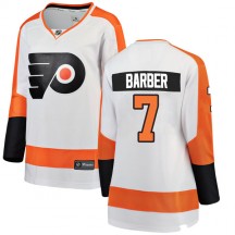 Women's Fanatics Branded Philadelphia Flyers Bill Barber Away Jersey - White Breakaway