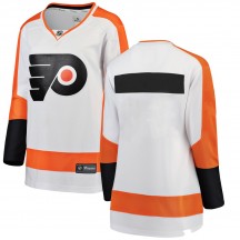 Women's Fanatics Branded Philadelphia Flyers Blank ＃ Away Jersey - White Breakaway