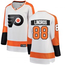 Women's Fanatics Branded Philadelphia Flyers Eric Lindros Away Jersey - White Breakaway