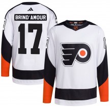 Youth Adidas Philadelphia Flyers Rod Brind'Amour Reverse Retro 2.0 Jersey - White Authentic