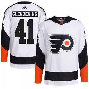 Youth Adidas Philadelphia Flyers Luke Glendening Reverse Retro 2.0 Jersey - White Authentic