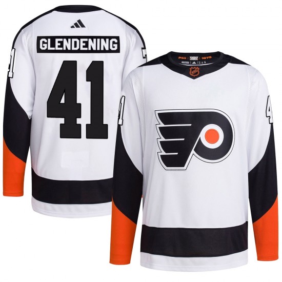 Youth Adidas Philadelphia Flyers Luke Glendening Reverse Retro 2.0 Jersey - White Authentic
