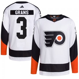 Youth Adidas Philadelphia Flyers Helge Grans Reverse Retro 2.0 Jersey - White Authentic