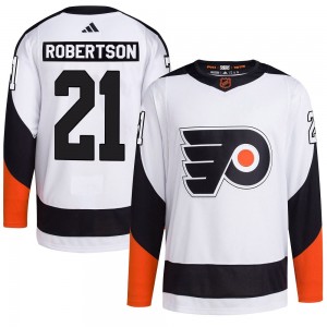 Youth Adidas Philadelphia Flyers Tucker Robertson Reverse Retro 2.0 Jersey - White Authentic