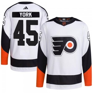 Youth Adidas Philadelphia Flyers Cam York Reverse Retro 2.0 Jersey - White Authentic