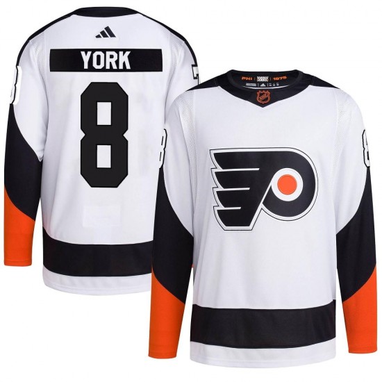 Youth Adidas Philadelphia Flyers Cam York Reverse Retro 2.0 Jersey - White Authentic