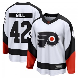Youth Fanatics Branded Philadelphia Flyers Spencer Gill Special Edition 2.0 Jersey - White Breakaway