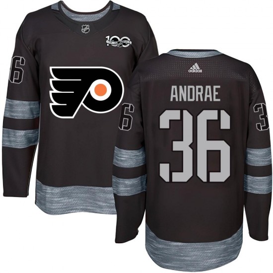 Philadelphia Flyers Emil Andrae 1917-2017 100th Anniversary Jersey - Black Authentic