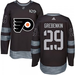 Philadelphia Flyers Nikita Grebenkin 1917-2017 100th Anniversary Jersey - Black Authentic