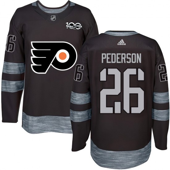 Philadelphia Flyers Lane Pederson 1917-2017 100th Anniversary Jersey - Black Authentic