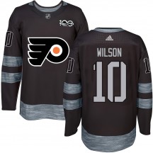 Philadelphia Flyers Garrett Wilson 1917-2017 100th Anniversary Jersey - Black Authentic