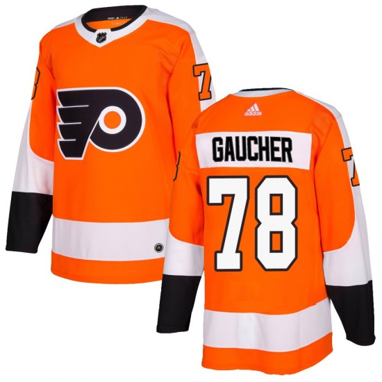 Youth Adidas Philadelphia Flyers Jacob Gaucher Home Jersey - Orange Authentic