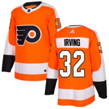 Youth Adidas Philadelphia Flyers Leland Irving Home Jersey - Orange Authentic