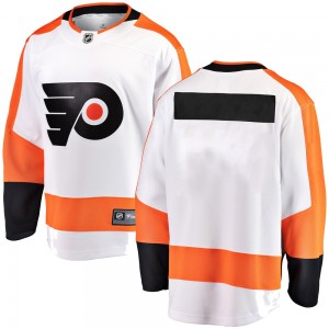 Youth Fanatics Branded Philadelphia Flyers Blank ＃ Away Jersey - White Breakaway