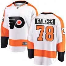 Youth Fanatics Branded Philadelphia Flyers Jacob Gaucher Away Jersey - White Breakaway