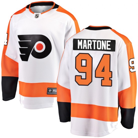 Youth Fanatics Branded Philadelphia Flyers Porter Martone Away Jersey - White Breakaway