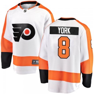 Youth Fanatics Branded Philadelphia Flyers Cam York Away Jersey - White Breakaway